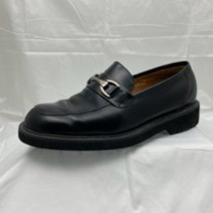 Florsheim Black Leather Slip On Loafers Men's Size 8 US